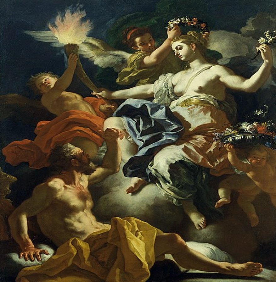 Citation:Solimena, Francesco. Aurora Taking Leave of Tithonus. 1704. Oil on canvas, 201.9 × 151.8 cm. J. Paul Getty Museum, Los Angeles. Accession no. 84.PA.65. Available via Wikimedia Commons. Citation:Solimena, Francesco. Aurora Taking Leave of Tithonus. 1704. Oil on canvas, 201.9 × 151.8 cm. J. Paul Getty Museum, Los Angeles. Accession no. 84.PA.65. Available via Wikimedia Commons.